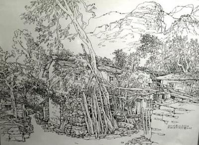 阎敏日记-太行山村写生【图3】