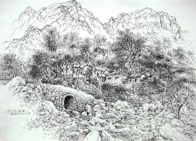 阎敏日记-太行山村写生【图4】
