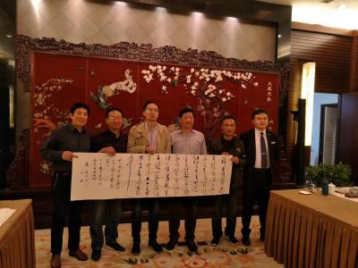 丁国祥生活-杨州迎宾馆书画笔会现场！【图4】