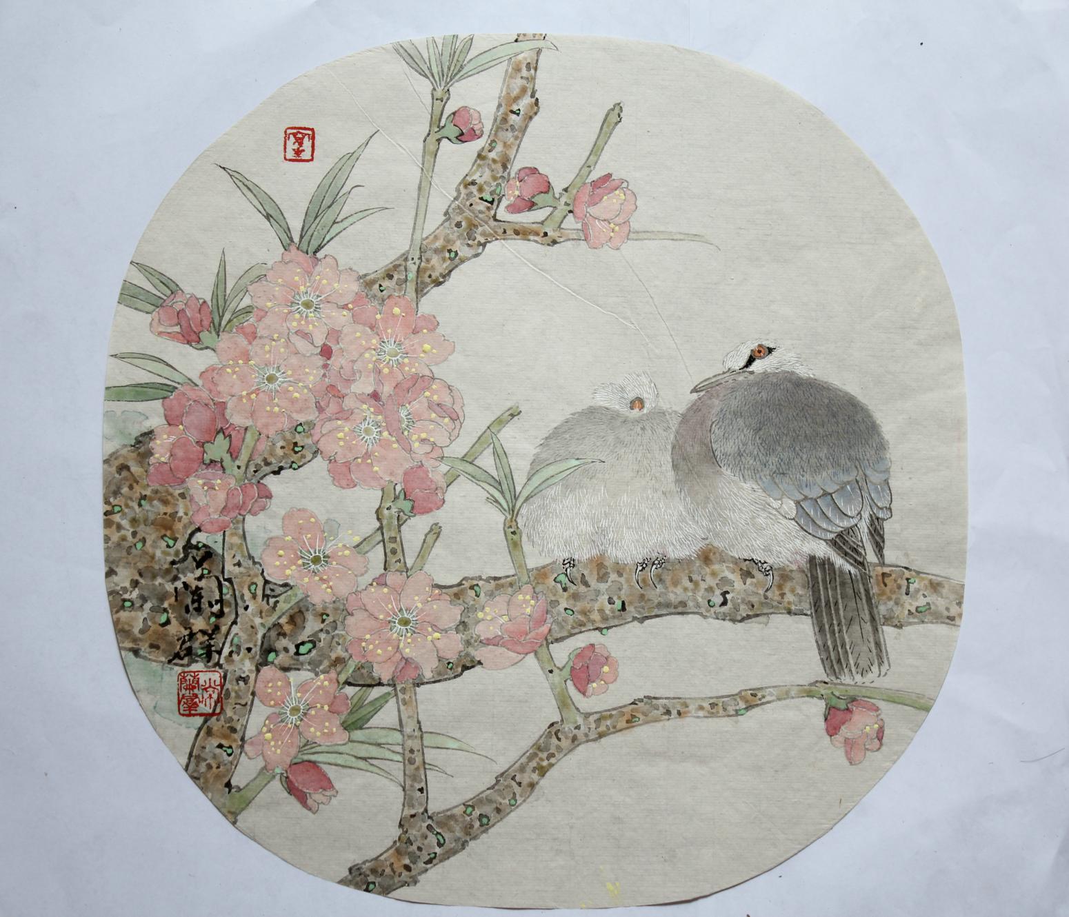 常兰群国画作品《常兰群工笔花鸟画作品》