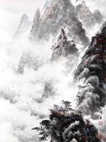 艺术家罗树辉日记:一夜相思几度空，
裁来旧事与谁同，
雾锁山峦秋韵沁，
【图3】