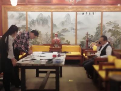 尚建国生活-与纪晓岚纪念馆李新永馆长结佛缘！【图1】