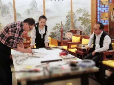 尚建国生活-与纪晓岚纪念馆李新永馆长结佛缘！【图3】