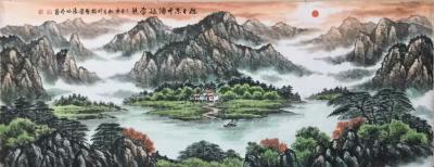 张怀林日记-老板们最喜欢风水山水画：吉祥、好运、聚财。【图1】