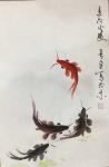 李尊荣日志-鱼，虾，蟹，《春游》《和谐之家》四尺三开  ～李尊荣作品【图3】