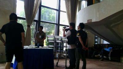 赵运泉生活-海尔鸿玺开盘盛典现场挥毫【图7】