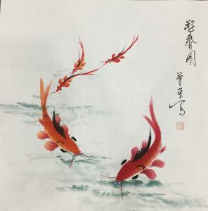 李尊荣国画作品《游春图》议价