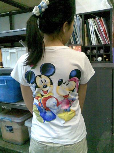 徐继良收藏-一些N年前的手绘体恤图片、和唯一幸存n年前的一张素描、光阴似箭!  怀念一下……【图6】