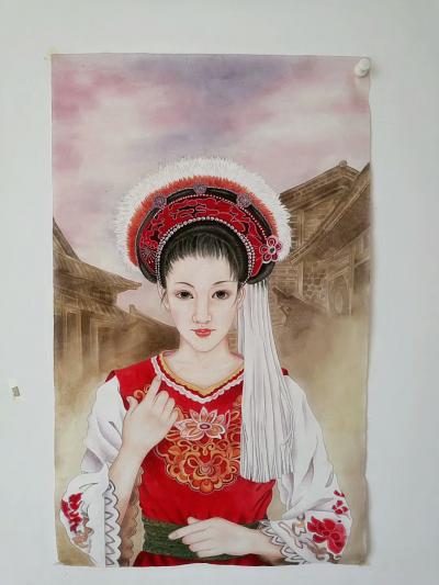 胡记领日记-客户定制工笔人物欣赏【图4】