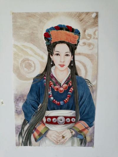 胡记领日记-客户定制工笔人物欣赏【图8】