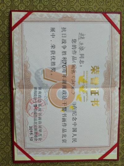 赵运泉荣誉-【图8】