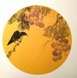 艺术品图片：艺术家赵梅国画作品名称《秋实》议价