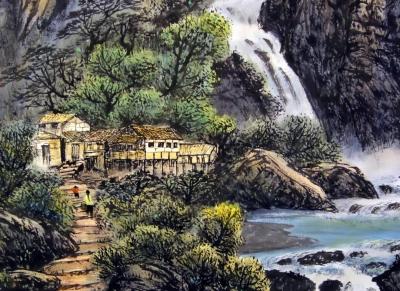 康笑枫 国画 代理收藏-康笑枫，1955年生于广州。自幼喜爱绘画，退休前是广州市农业科学研究院高级农艺师【图2】