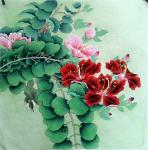 胡记领日志-斗方圆扇工笔欣赏。【图3】