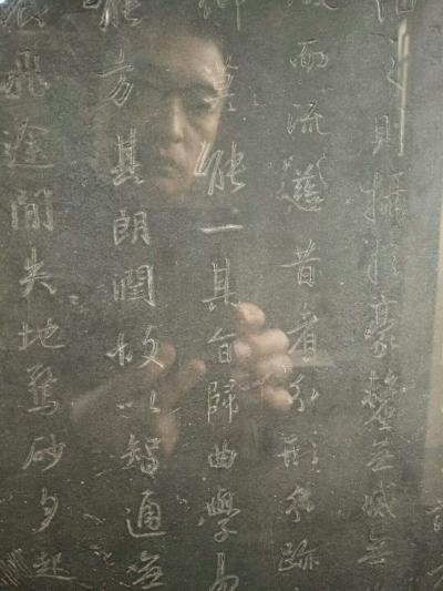 周建军日记-西安碑林零距离心追手摹王羲之《圣教序》【图4】