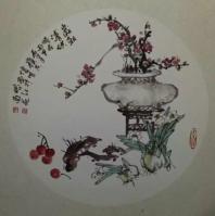 艺术家许伟明日记:乡土味  花草【图1】