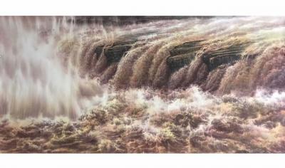 袁峰日记-八尺作品……壶口瀑布！【图1】