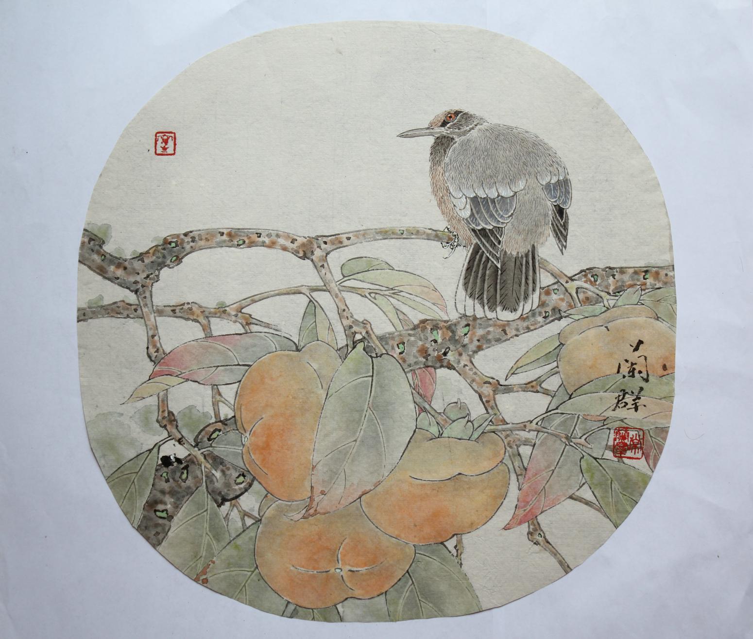 常兰群国画作品《常兰群工笔花鸟画作品》【图1】