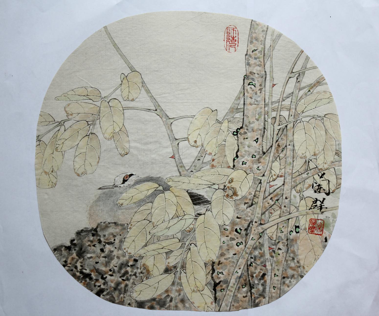 常兰群国画作品《常兰群工笔花鸟画作品》【图2】