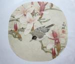 常兰群日志-常兰群，中国美术家协会会员，工笔花鸟画家，写生创作团扇百图系【图1】