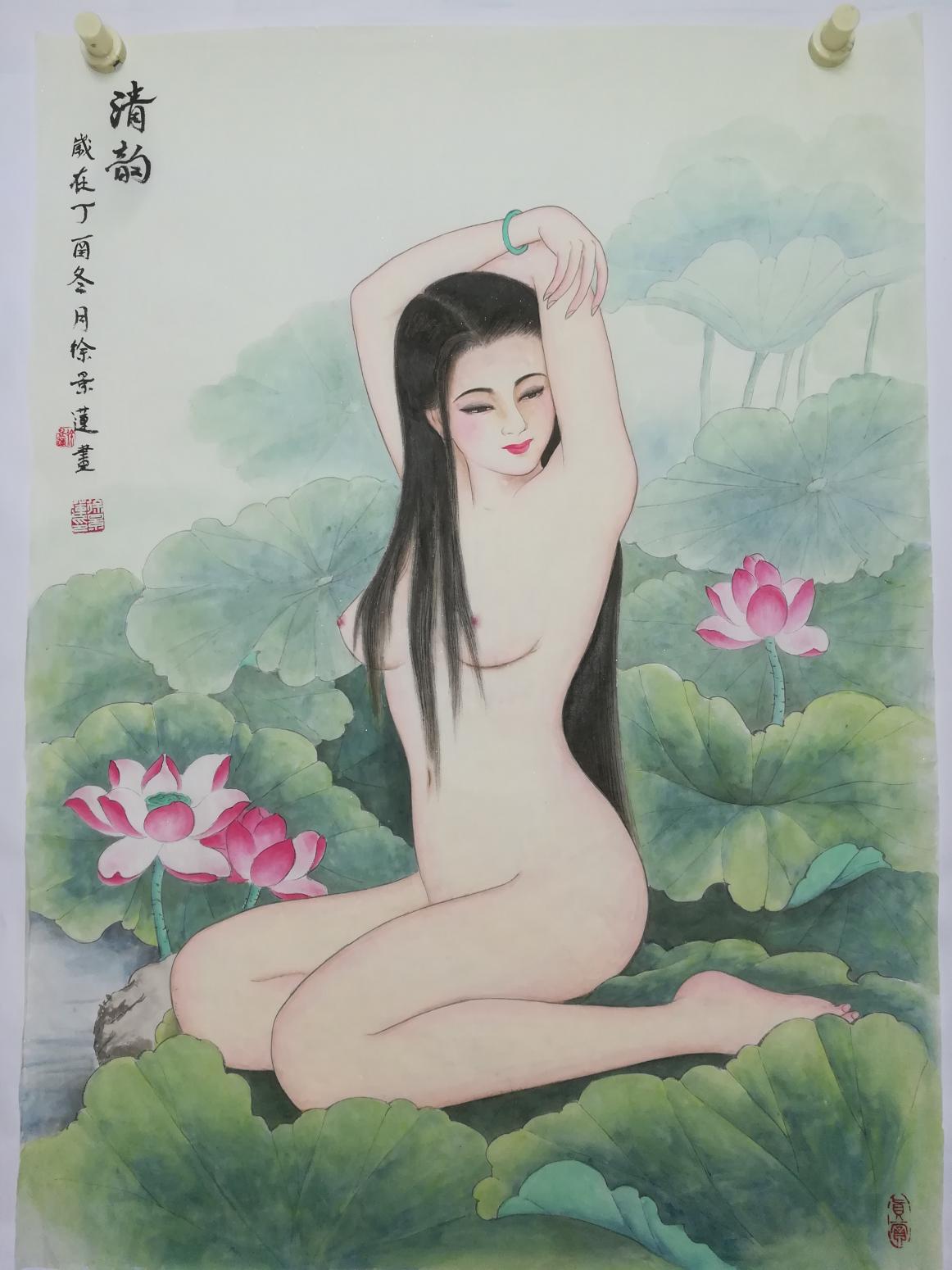 徐景莲国画作品《清韵》
