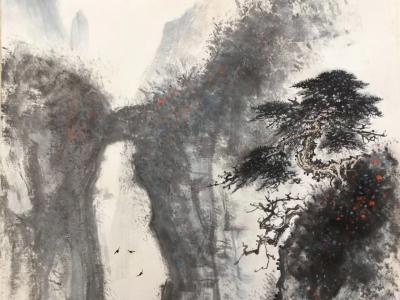 罗树辉日记-册页《张家界天门山天门洞》写生。【图3】