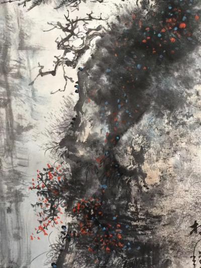 罗树辉日记-册页《张家界天门山天门洞》写生。【图5】