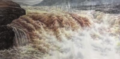 袁峰日记-八尺作品……九曲黄河一壶收！【图1】