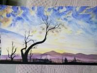 艺术家王征明日记:帝乡白云起，飞盖上天衢。王征明水意画～云【图5】