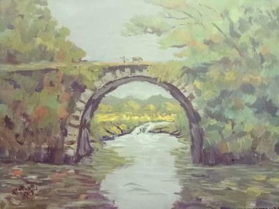 梁京日记-自然野逸……水粉画《风景……》2017……【图3】