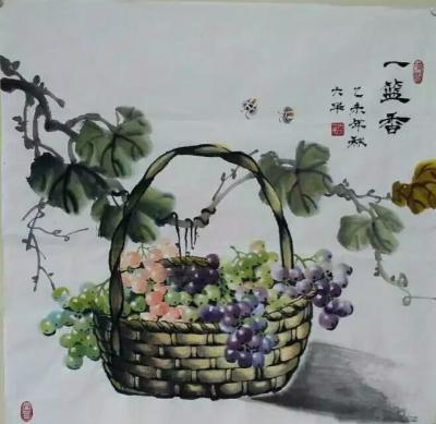 吉大华日记-满筐圆实骊珠滑，入口甘香冰玉寒。若使文园知此味，露华应不乞金盘。【图1】