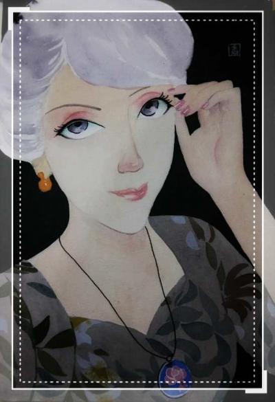 刘晓宁日记-眉梢眼角藏秀气，声音笑貌露温柔。（香香插画，欢迎订制）【图7】