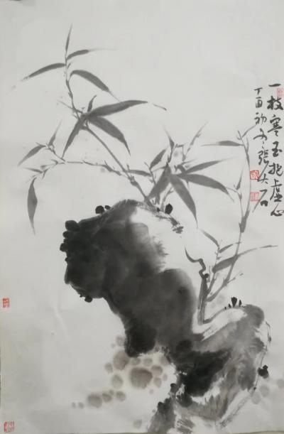 张大石日记-刚刚完成梅、兰、竹、菊，四君子大家分享一下【图1】