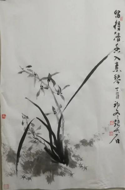 张大石日记-刚刚完成梅、兰、竹、菊，四君子大家分享一下【图2】