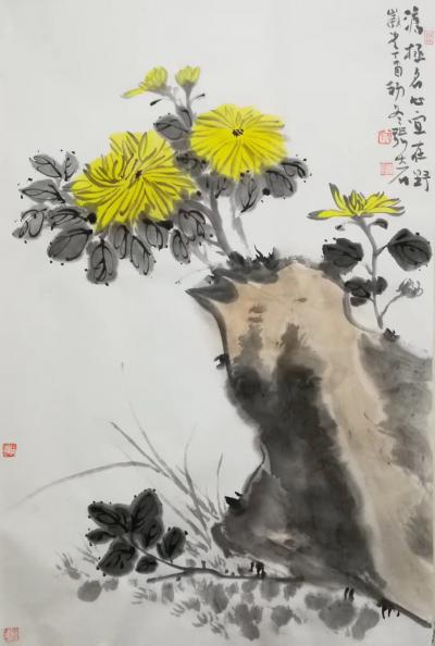 张大石日记-刚刚完成梅、兰、竹、菊，四君子大家分享一下【图4】