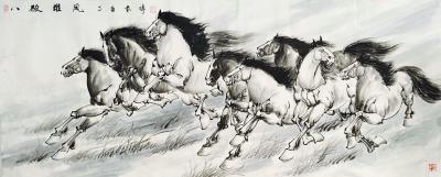 袁峰日记-写意马作品欣赏……【图6】
