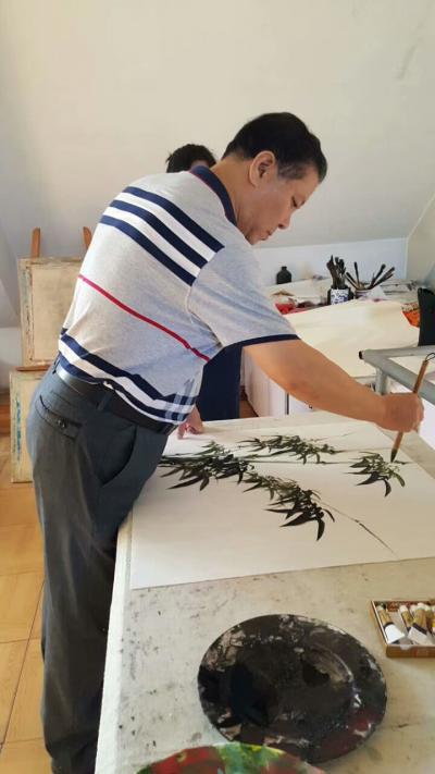 高显惠日记-高显惠画竹。【图3】