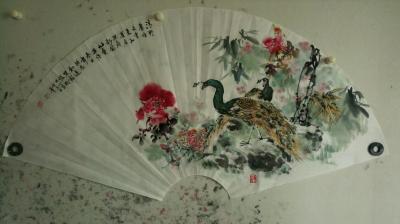 陈子华日记-4尺扇子，陶总雅正【图1】