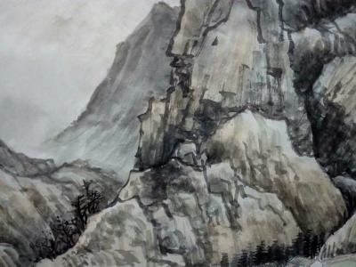 高勇利日记-《空山无雨秋林静》
四尺整纸山水【图6】