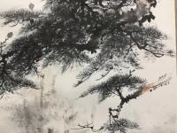 艺术家罗树辉日记:继续张家界风景系列册页。《山静松风远，秋清雾气香》今年九月，【图1】