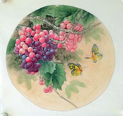 胡记领日记-斗方圆扇（斗方50*50圆直径40）欣赏【图8】