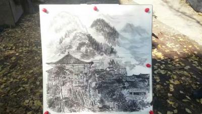 张喜才日记-龙胜梯田写生作【图1】