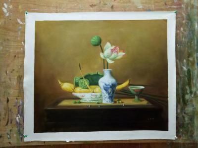 凌振宁日记-佳偶(藕)天成，荷荷(和)美美。【图3】