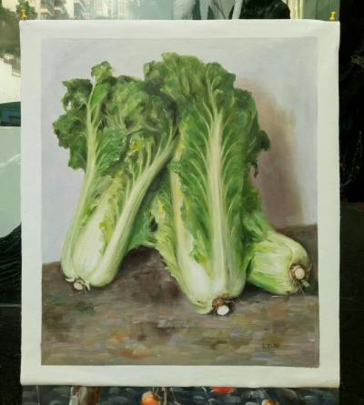 凌振宁日记-佳偶(藕)天成，荷荷(和)美美。【图6】