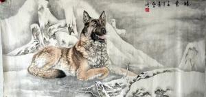 艺术品图片：艺术家王振立国画作品名称《【作者王振立 晴雪】》价格4500.00 元