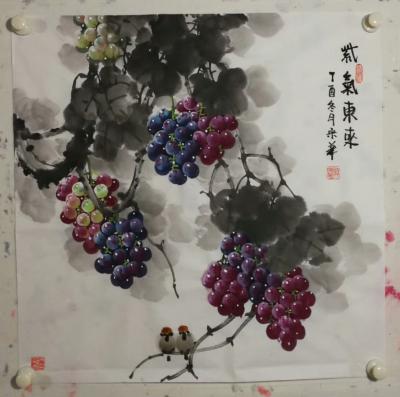 韩宗华日记-喜欢吃葡萄的请品尝，别客气【图2】