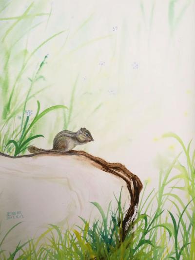 王征明日记-如果按照国画分类：水意画有花鸟、山水；如果按照西画分类：水意画有风景、花卉。【图3】