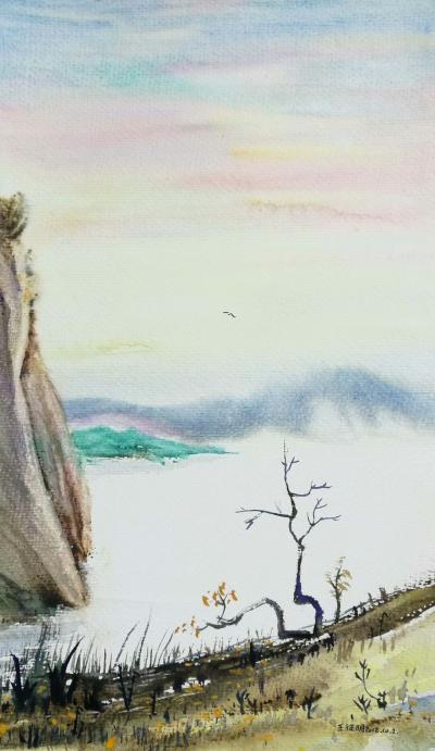 王征明日记-如果按照国画分类：水意画有花鸟、山水；如果按照西画分类：水意画有风景、花卉。【图8】