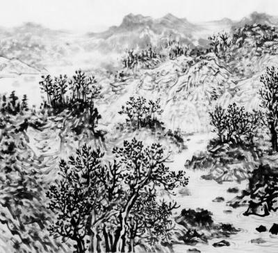 杨振华日记-雨过青山云犹在，寒舍闲处作奇峰。【图1】