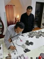 艺术家安士胜日记:半夜了，仍然在得瑟，这就是周末带来的好心情，与成敏兄、建新兄【图5】